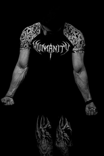 BLACK VEIL COMPRESSION SHIRT